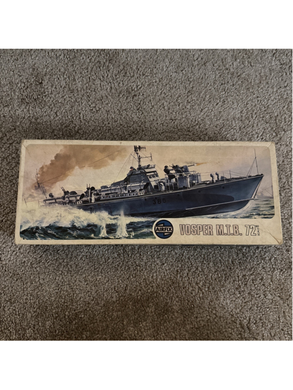 Vintage 1972 Airfix Vosper M.T.B 1/72 Scale Model Kit